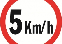 Biển báo giao thông 5 km/h