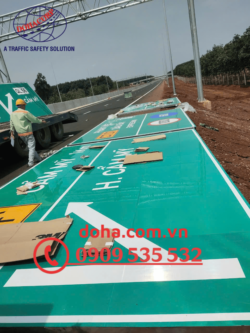 biển báo chữ nhật tại Sóc Trăng 1